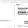 Hitachi Hydraulic Excavator EX5600-7B Technical Manual TTKGB91-EN-00